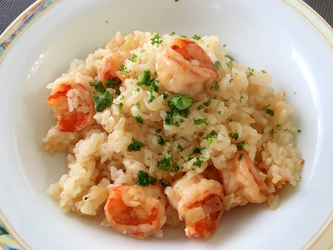 炊飯器or鍋で作る☆簡単エビピラフ